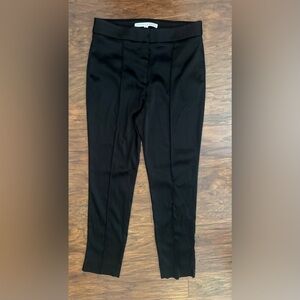 Veronica Beard ankle stretch-satin slim-leg pants Dressy Evening Size 4